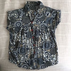 Vintage, Handmade Button-down Top